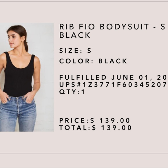 Rachel Pally Rib Fio Bodysuit - Picture 8 of 8